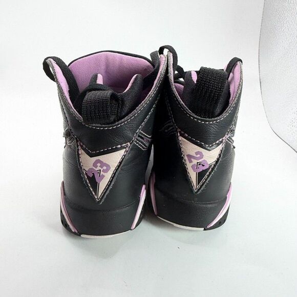 Nike Air Jordan 7 Retro Barely Shoes Size 12c Black Grape DV2257-055 - Picture 7 of 11